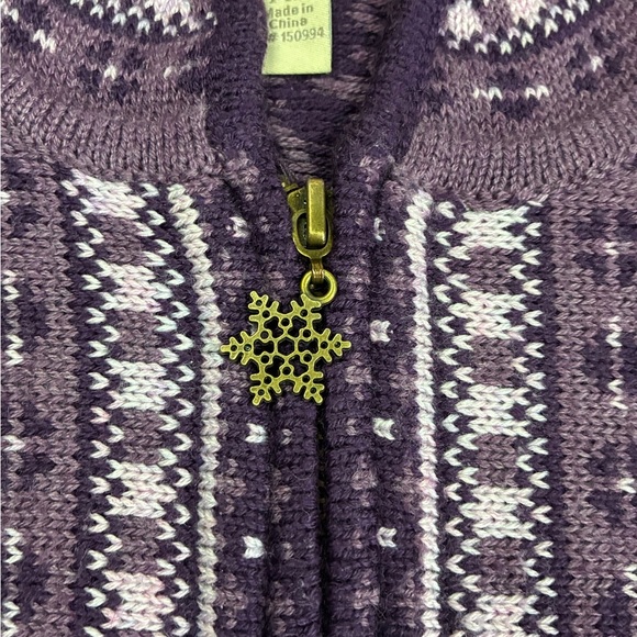 Appleseed’s Oslo Fair Isle Zip Front Cardigan- PM - Picture 7 of 10